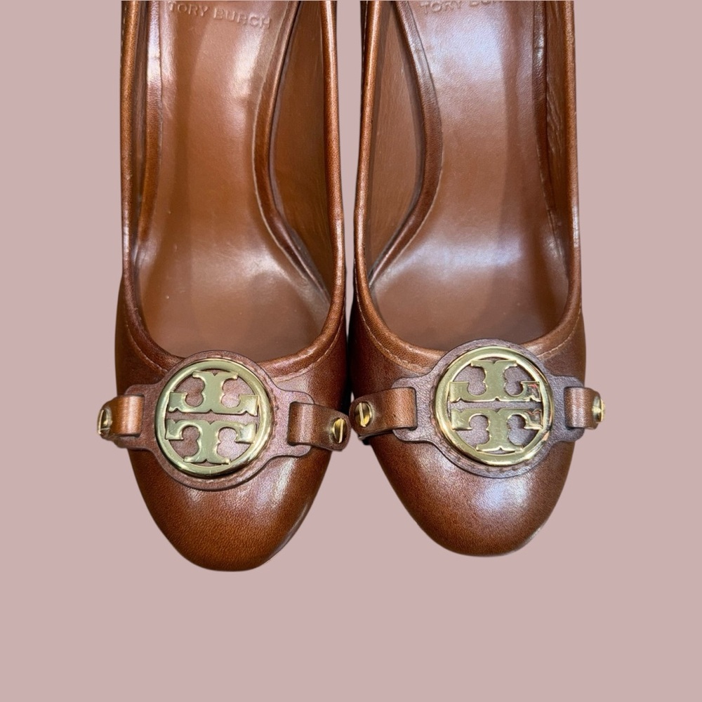 Tory Burch brown Leather Heels - Picture 15 of 16